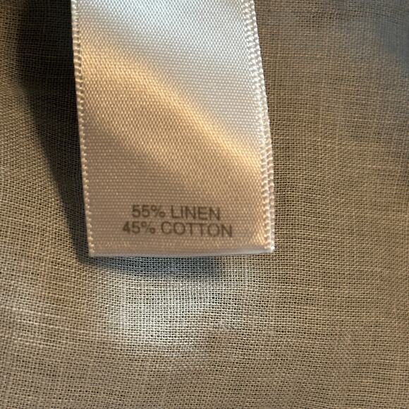 Avenue Soutache Top Womens Size 14-16 Blue Gray & Cream Boho Button Blouse - Picture 5 of 7